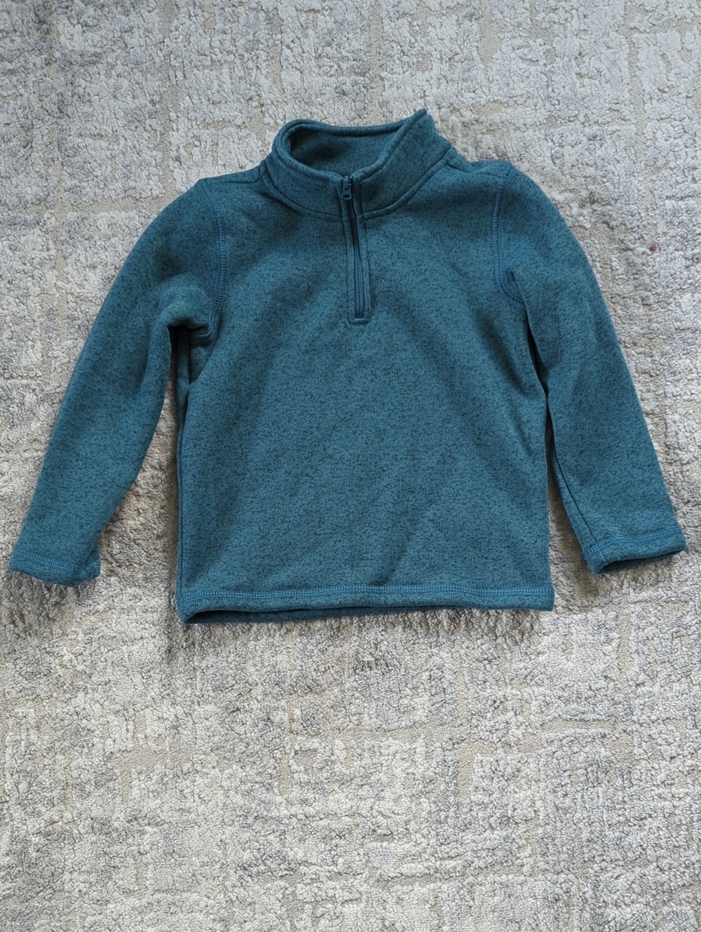 Carter's Teal Half-Zip Fleece Pullover Size 5T